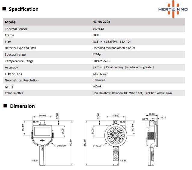 Technische Daten 270P Seite 2